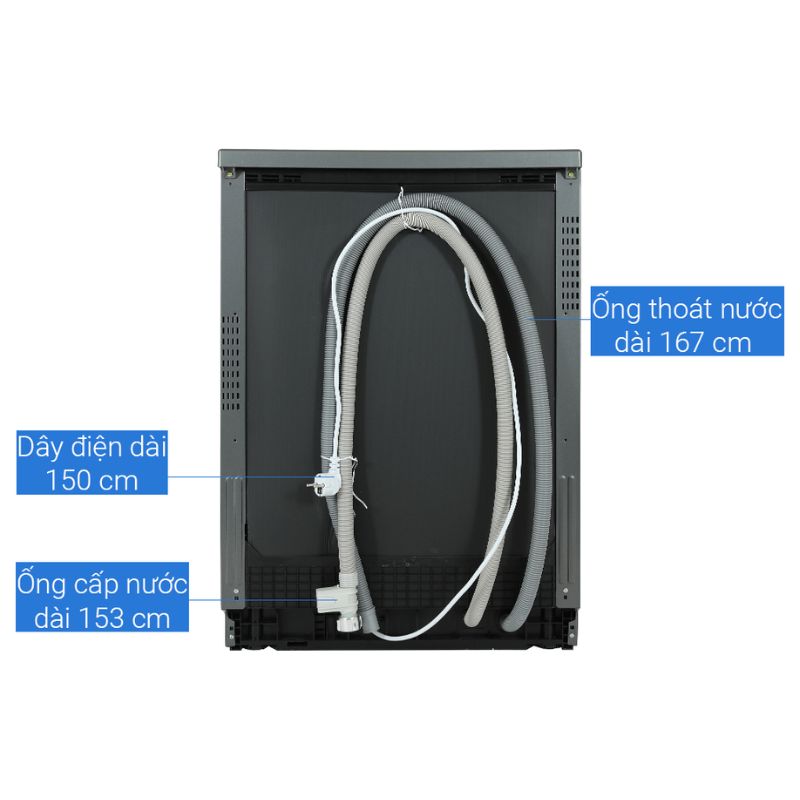 Ống dẫn máy rửa bát độc lập Samsung DW60CG550FSGSV Ống dẫn máy rửa bát độc lập Samsung DW60CG550FSGSV