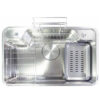 Chậu rửa bát inox 304 Eurogold EUD88050 1 Chậu rửa bát inox 304 Eurogold EUD88050