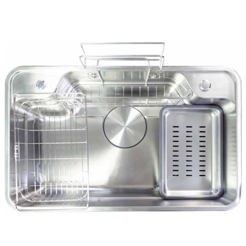 Chậu rửa bát inox 304 Eurogold EUD88050 Chậu rửa bát inox 304 Eurogold EUD88050