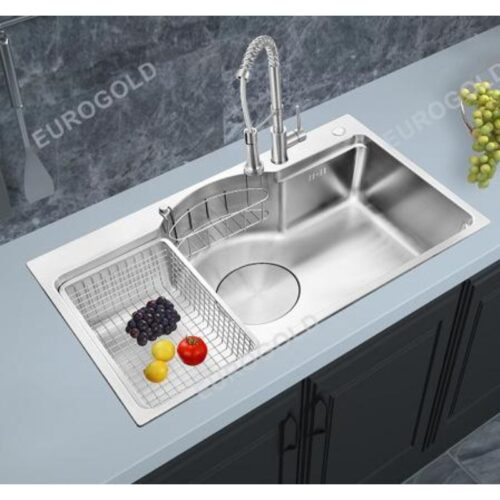 Chậu rửa bát inox 304 Eurogold EUD37848 3 Chậu rửa bát inox 304 Eurogold EUD37848
