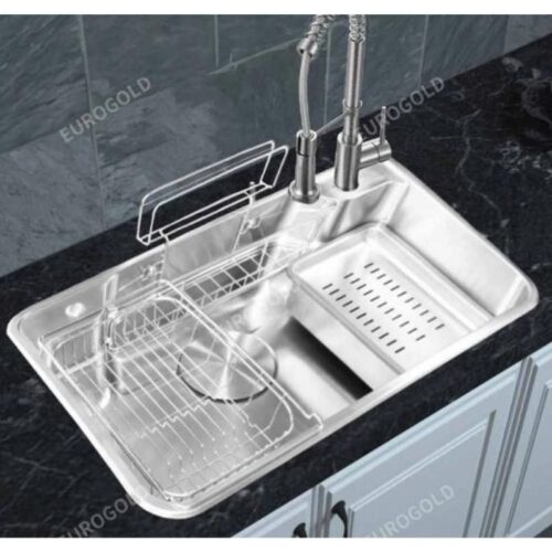Chậu rửa bát inox 304 Eurogold EUD88050 3 Hình ảnh chậu rửa bát inox 304 Eurogold EUD88050