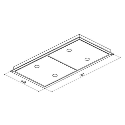 Máy hút mùi âm trần Upscale CEILING INOX 3 Kích thước máy hút mùi âm trần Upscale CEILING INOX