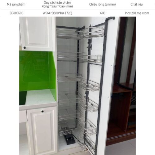Tủ khô nan dẹt 6 tầng Eurogold EG80660S 3 Kích thước tủ khô nan dẹt 6 tầng Eurogold EG80660S