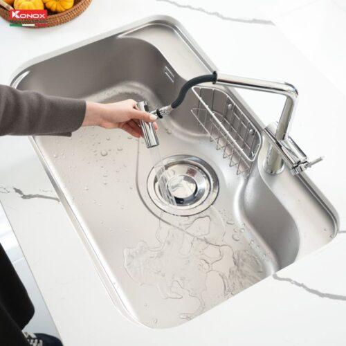 anh thuc te chau rua bat inox 1 ho konox tari 7851sr basic 1 1