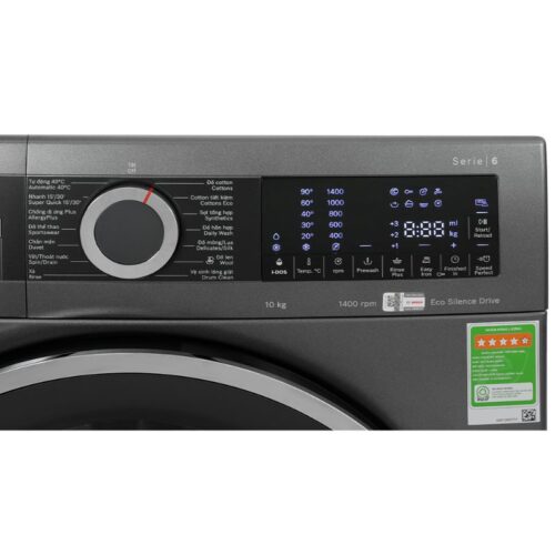 Máy giặt Bosch 10kg WGG254A0VN cửa trước 4 Bảng điều khiển máy giặt Bosch 10kg WGG254A0VN cửa trước