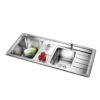 Chậu rửa bát inox 2 hố Gorlde GD 956 2 chau rua bat inox 2 ho gorlde gd 956