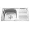 Chậu rửa bát inox 1 hố Gorlde GD-0289 2 chau rua chen bat gorlde gd 0289