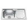 Chậu rửa bát inox 1 hố Gorlde GD-0293 1 chau rua chen bat gorlde gd 0293