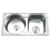 Chậu rửa bát inox 2 hố Gorlde GD-5012 2 chau rua chen bat gorlde gd 5012