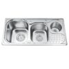 Chậu rửa bát inox 2 hố Gorlde GD-5203 2 chau rua chen bat gorlde gd 5203