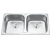 Chậu rửa bát inox 2 hố Gorlde GD-5304 1 chau rua chen bat gorlde gd 5304