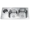 Chậu rửa bát inox 2 hố Gorlde GD-5403 1 chau rua chen bat gorlde gd 5403