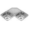 Chậu rửa bát inox 2 hố Gorlde GD-5408 2 chau rua chen bat gorlde gd 5408