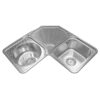 Chậu rửa bát inox 2 hố Gorlde GD-5409 1 chau rua chen bat gorlde gd 5409