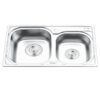 Chậu rửa bát inox 2 hố Gorlde GD-5502 2 chau rua chen bat gorlde gd 5502