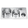 Chậu rửa bát inox 2 hố Gorlde GD-5503 2 chau rua chen bat gorlde gd 5503
