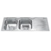 Chậu rửa bát inox 2 hố Gorlde GD-5525 1 chau rua chen bat gorlde gd 5525