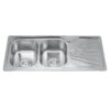 Chậu rửa bát inox 2 hố Gorlde GD-5526 2 chau rua chen bat gorlde gd 5526