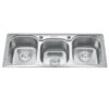 Chậu rửa bát inox 3 hố Gorlde GD-5631 2 chau rua chen bat gorlde gd 5631