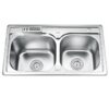 Chậu rửa bát inox 2 hố Gorlde GD-5712 1 chau rua chen bat gorlde gd 5712
