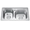 Chậu rửa bát inox 2 hố Gorlde B-211 2 chau rua chen bat gorlde gd b211