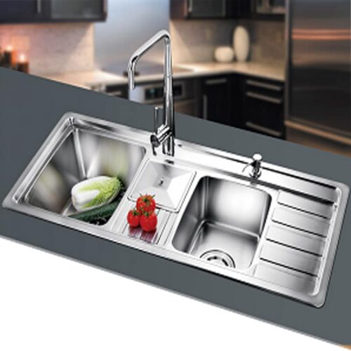 Chậu rửa bát inox 2 hố Gorlde GD 956 3 hinh anh chau rua bat inox 2 ho gorlde gd 956