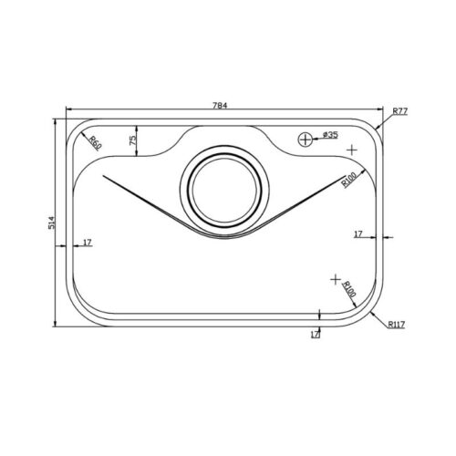 kich thuoc chau rua bat inox 1 ho konox tari 7851sr basic 1