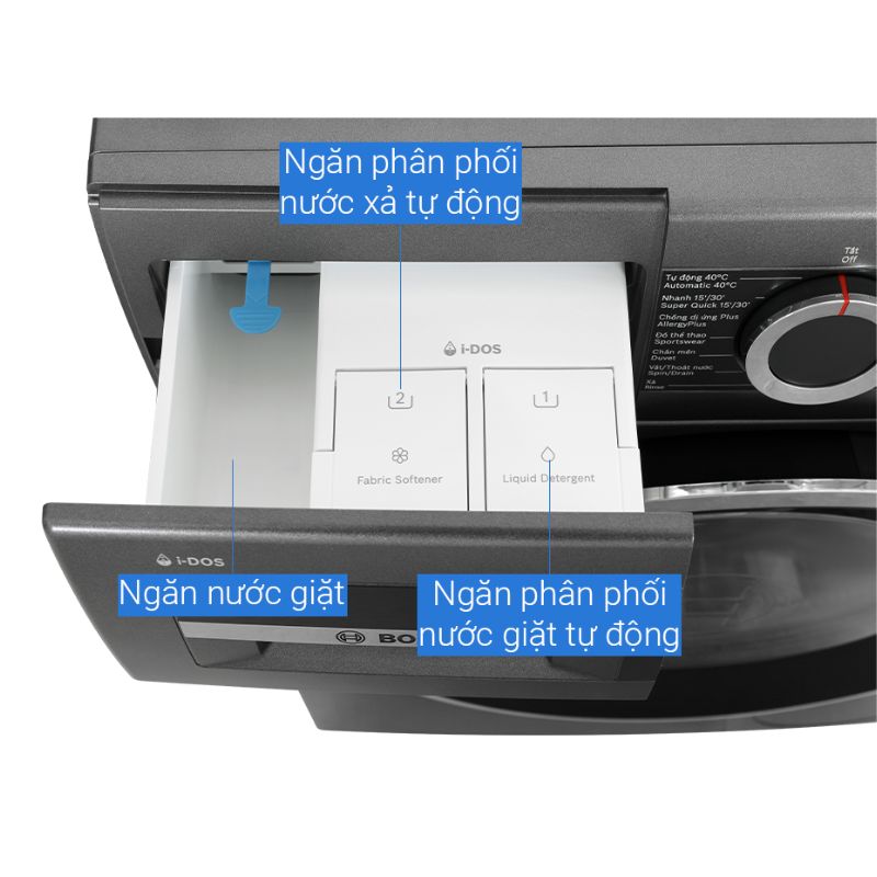 Ngăn nước máy giặt Bosch 10kg WGG254A0VN cửa trước Ngăn nước máy giặt Bosch 10kg WGG254A0VN cửa trước