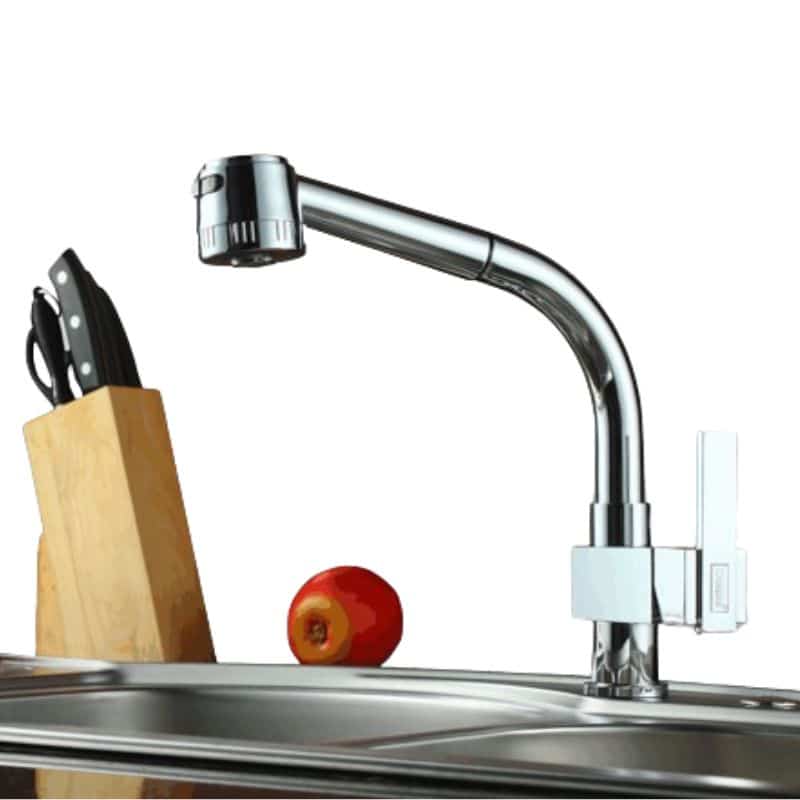 Vòi rửa bát nóng lạnh Gorlde 7192 có dây rút Vòi rửa bát nóng lạnh Gorlde 7192 có dây rút