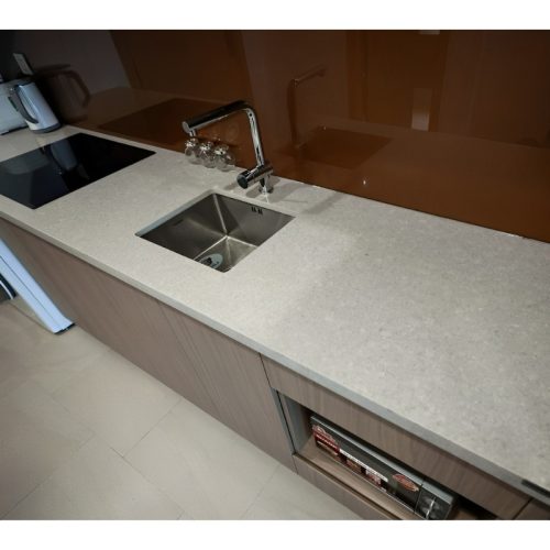 Ảnh thực tế đá nhân tạo Vicostone Cendre BQ8805