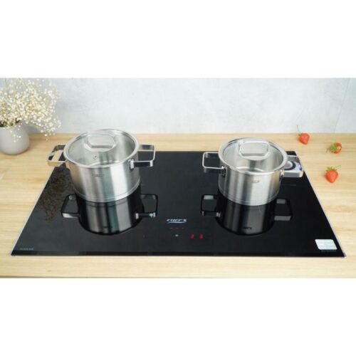 Bếp từ đôi Chefs EH-DIH668 lắp âm 8 Anh thuc te bep tu doi chefs eh dih668 lap am