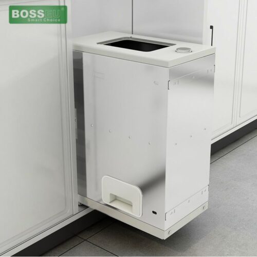 Thùng gạo gắn cánh ray âm cao cấp BossEU BS300GC 3 Anh thuc te thung gao gan canh ray am cao cap bosseu bs300gc