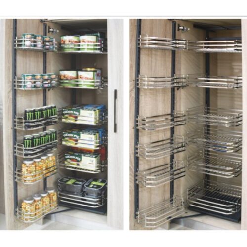 Tủ kho đựng đồ dự trữ inox nan dẹt Bosseu BS304.645PS 3 Hình ảnh tủ kho đựng đồ dự trữ inox nan dẹt Bosseu BS304.645PS