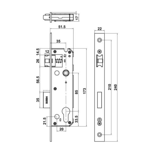 Khóa điện tử cửa nhôm DL6600 Hafele 912.20.145 3 Thong so khoa dien tu cua nhom dl6600 hafele 912 20 145