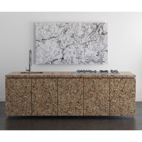 Đá nhân tạo Vicostone Carmen Brown BQ9340 2 Ảnh thực tế đá nhân tạo Vicostone Carmen Brown BQ9340