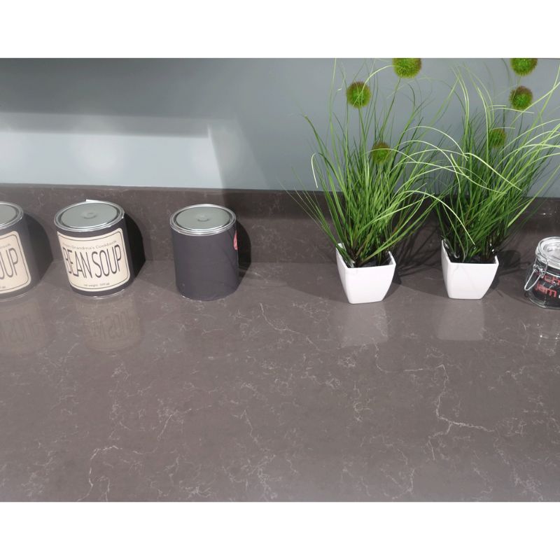 Ảnh thực tế đá nhân tạo Vicostone Cinza BQ8808 Ảnh thực tế đá nhân tạo Vicostone Cinza BQ8808