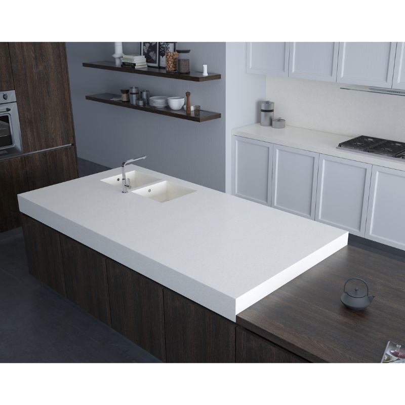 Ảnh thực tế đá nhân tạo Vicostone Galaxy White BQ300 Ảnh thực tế đá nhân tạo Vicostone Galaxy White BQ300
