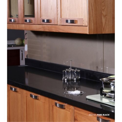 Đá nhân tạo Vicostone Pure Black BQ2101 4 Ảnh thực tế đá nhân tạo Vicostone Pure Black BQ2101