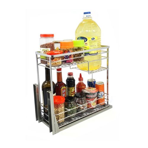 Giá gia vị inox 304 nan dẹt BossEU BS304.125GS 3 anh thuc te gia gia vi inox 304 nan det bosseu bs304.125gs