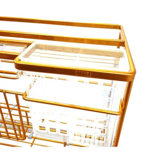Giá dao thớt nan dẹt mạ Nano vàng BossEU BS301.250D 4 chi tiet gia dao thot nan det ma nano vang bosseu bs301 250d