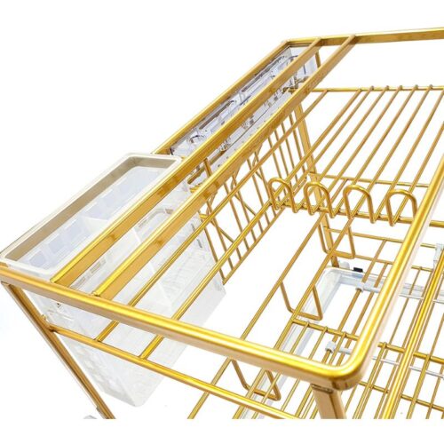 Giá dao thớt nan dẹt mạ Nano vàng BossEU BS301.350D 4 chi tiet gia dao thot nan det ma nano vang bosseu bs301 350d