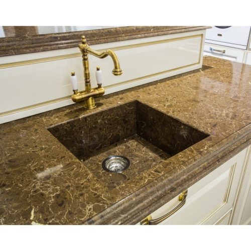 Hình ảnh đá nhân tạo Vicostone Dark Emparador BQ8560