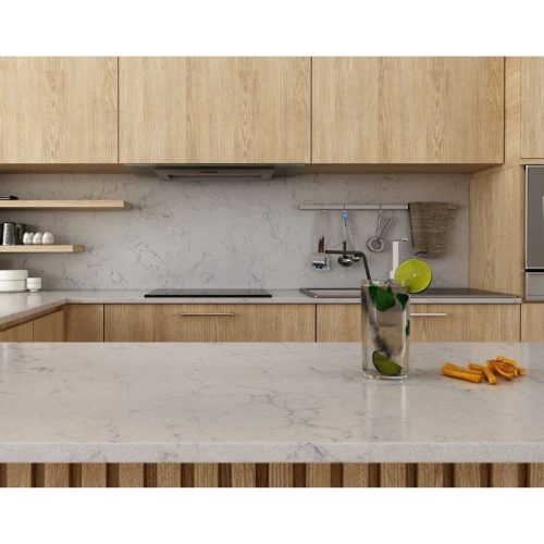 Đá nhân tạo Vicostone Valley White BQ2600 3 Hình ảnh đá nhân tạo Vicostone Valley White BQ2600