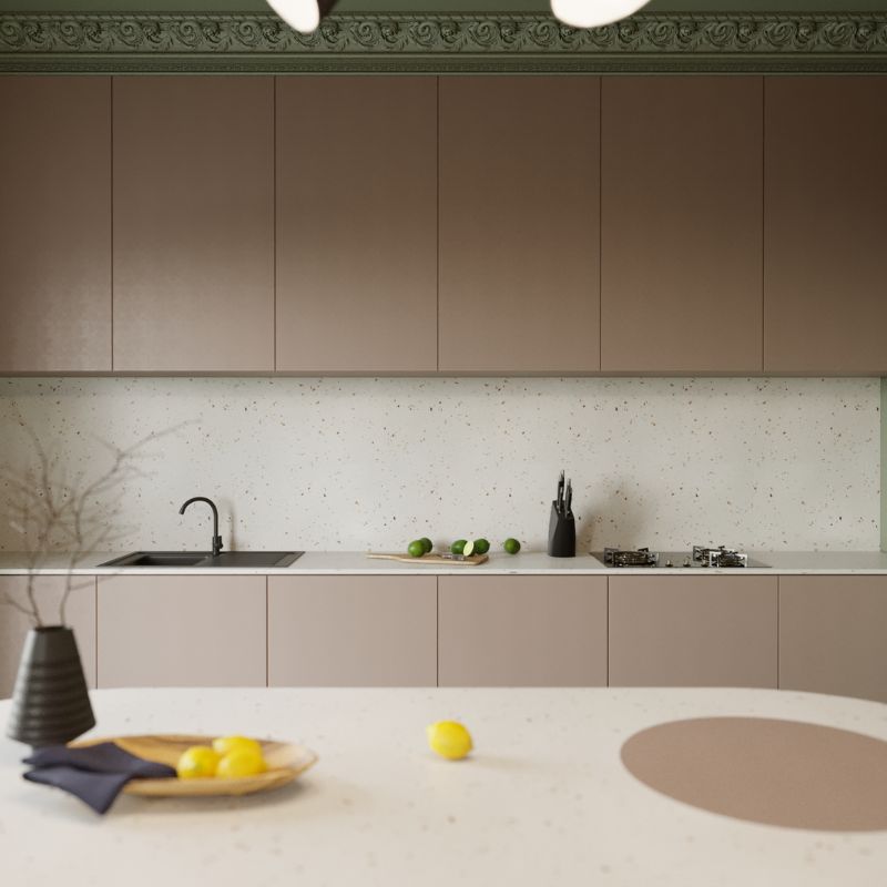 Hình ảnh đá nhân tạo Vicostone White Shells BQ370 Hình ảnh đá nhân tạo Vicostone White Shells BQ370