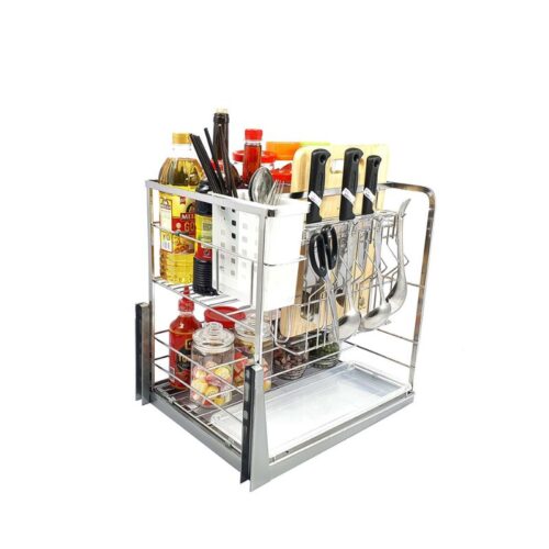Giá dao thớt inox mạ crom BossEU BS400D 4 hinh anh gia dao thot inox ma crom bosseu bs400d