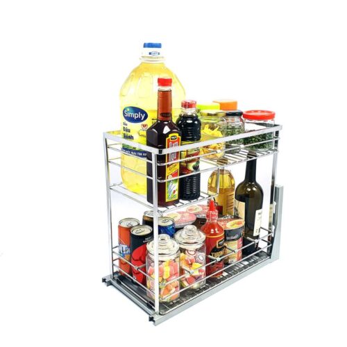 Giá gia vị inox 304 nan dẹt BossEU BS130G 3 hinh anh gia gia vi inox 304 nan det bosseu bs130g