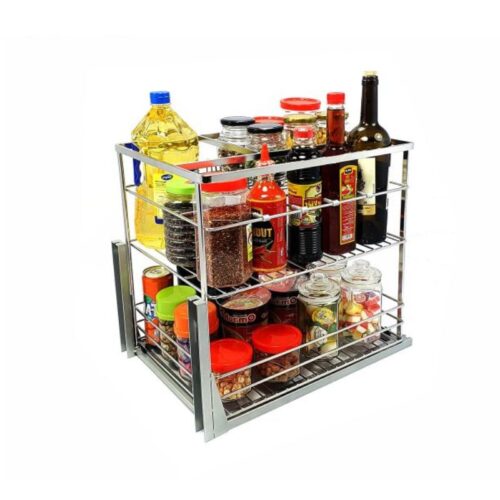 Giá gia vị inox 304 nan dẹt BossEU BS304.140GS 3 hinh anh thuc te gia gia vi inox 304 nan det bosseu bs304 140gs