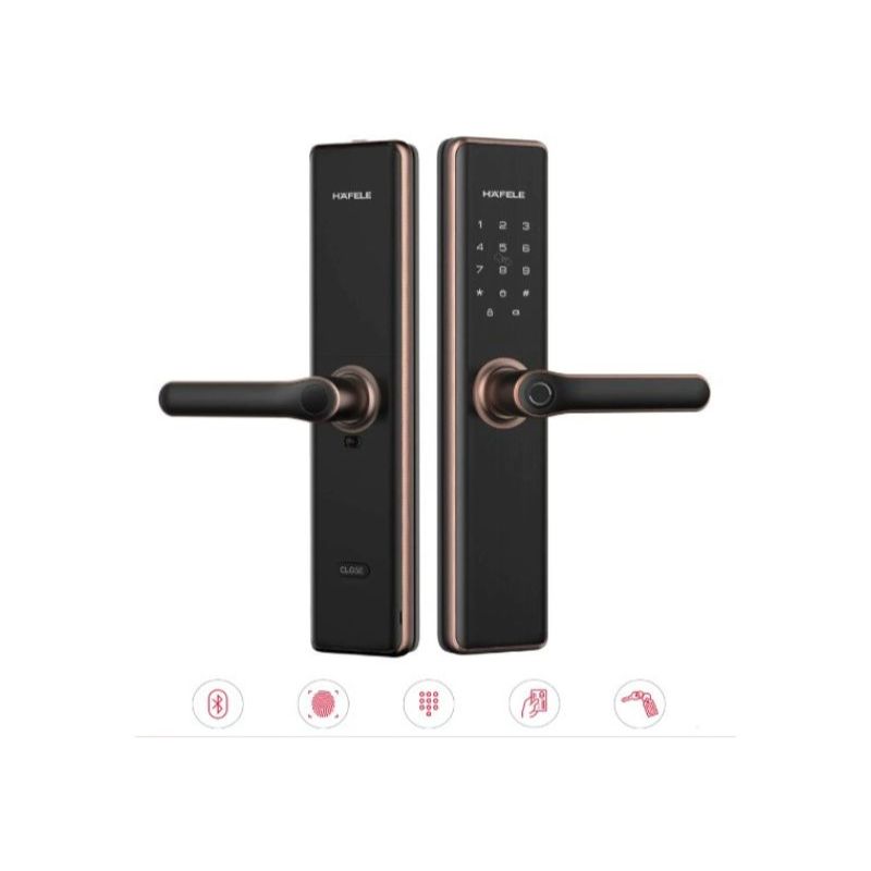 Khóa điện tử Hafele DL7600 BLE Glossy Copper 912.20.238-1 Khóa điện tử Hafele DL7600 BLE Glossy Copper 912.20.238-1