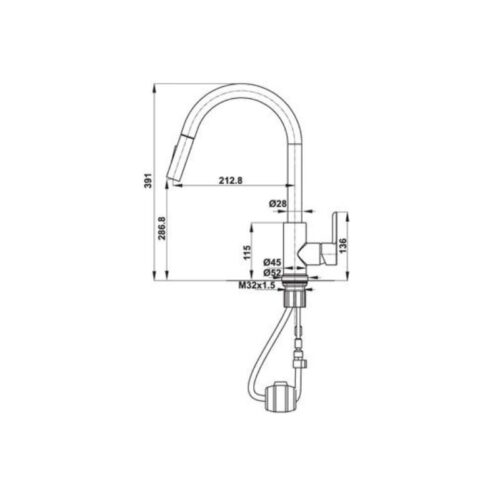 Vòi rửa bát Hafele HT21-CH1P287 577.55.230 4 voi rua bat hafele ht21 ch1p287 577 55 230 2