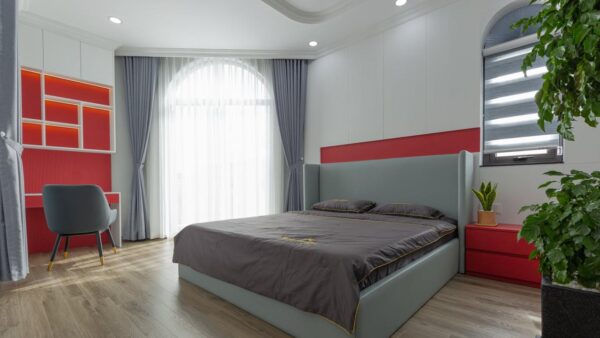 Ps Interior Design Nhà Phố Sở Hữu Không Gian Nội Thất Tối Giản 11 Công trình thực tế ứng dụng vật liệu Gỗ An Cường được thiết kế & thi công bởi PS Interior Design